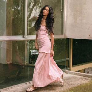 ZARA COMBINED KNIT SKIRT